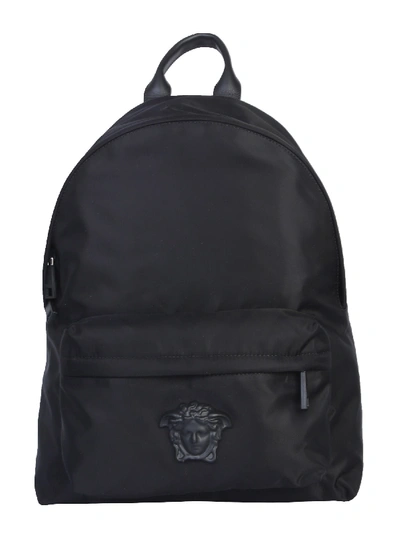 Shop Versace Palaino Backpack In Nero