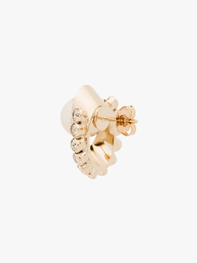 Shop Anton Heunis Gold Tone Crystal Orb Pearl Earrings