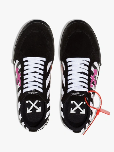 Shop Off-white Black Vulcanized Zip Tie Sneakers