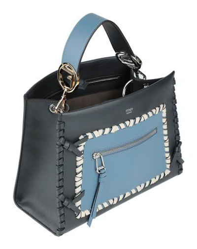 Shop Fendi Handbag In Dark Blue