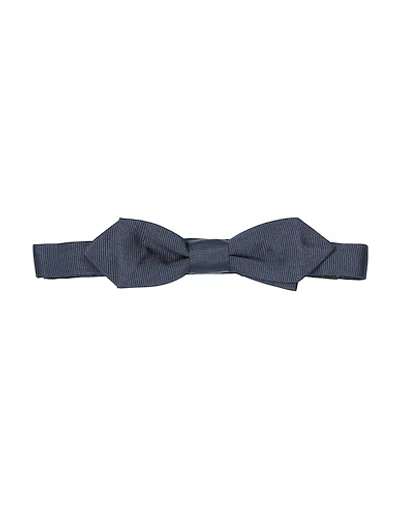 Shop Dolce & Gabbana Bow Tie In Dark Blue