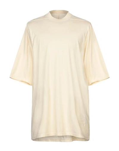 Shop Rick Owens Drkshdw T-shirt In Ivory