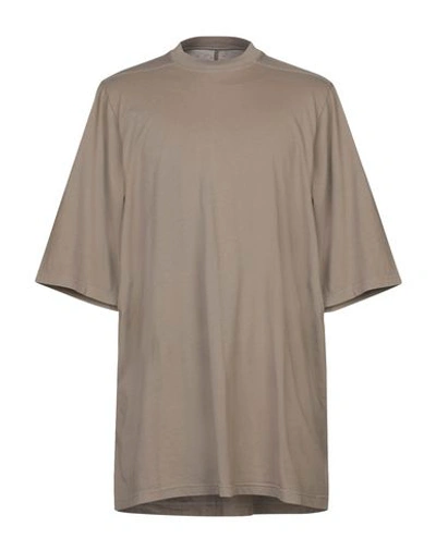 Shop Rick Owens Drkshdw T-shirt In Dove Grey