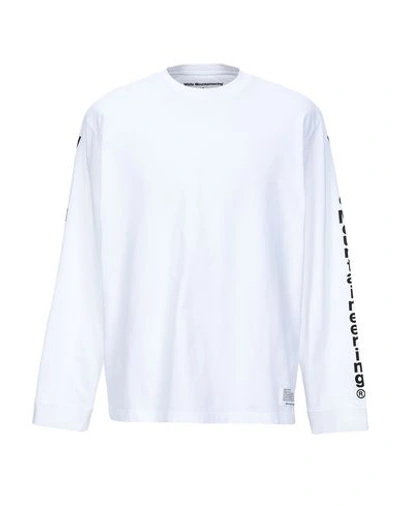 Shop White Mountaineering T-shirt In White