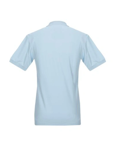 Shop Fila Polo Shirts In Pastel Blue