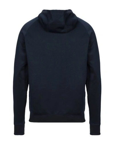 Shop New Era Hooded Sweatshirt In Dark Blue