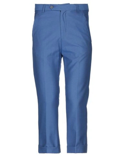 Shop Alessandro Dell'acqua Dress Pants In Blue