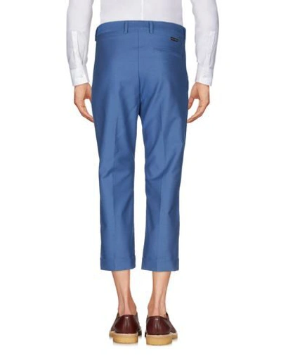 Shop Alessandro Dell'acqua Dress Pants In Blue