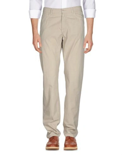 Shop Trussardi Jeans Casual Pants In Beige