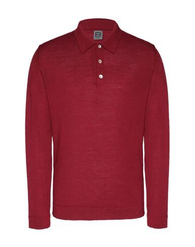 Shop 8 By Yoox Man Sweater Burgundy Size S Merino Wool In Red