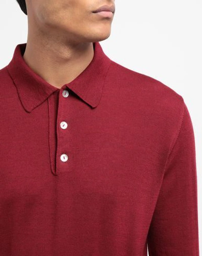 Shop 8 By Yoox Man Sweater Burgundy Size S Merino Wool In Red