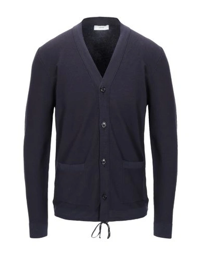 Shop Mauro Grifoni Cardigans In Dark Blue