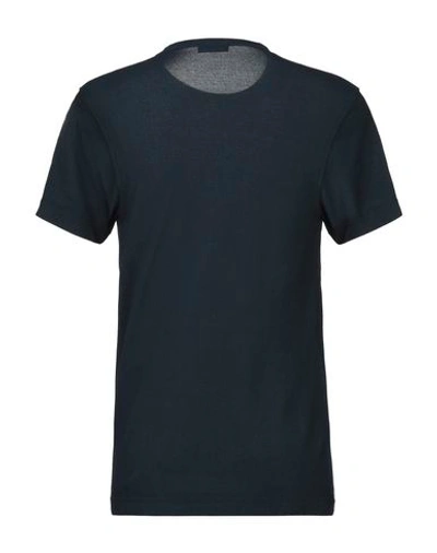 Shop Drumohr T-shirt In Dark Blue