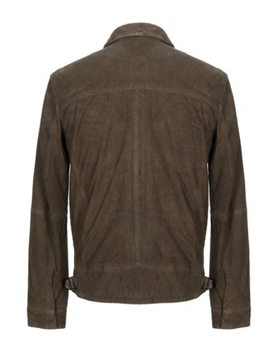 Shop Andrea D'amico Jackets In Military Green