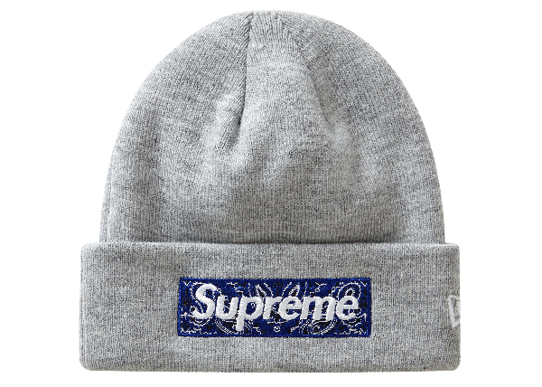 supreme logo beanie