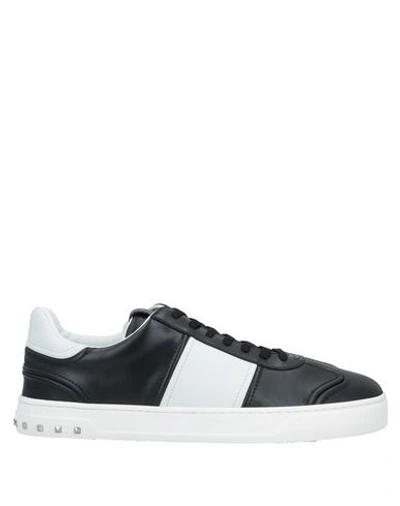 Shop Valentino Sneakers In Black