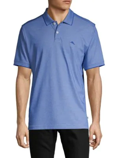 Shop Tommy Bahama Classic Short-sleeve Polo In Zephyr Blue