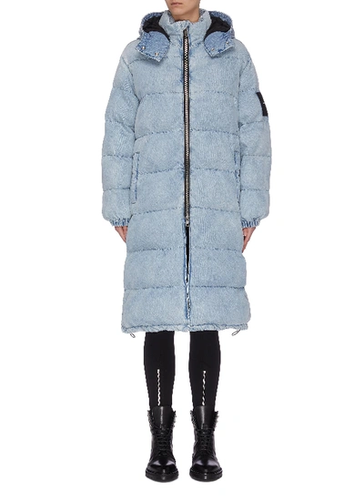 Shop Alexander Wang Long Bleach Puffer Jacket