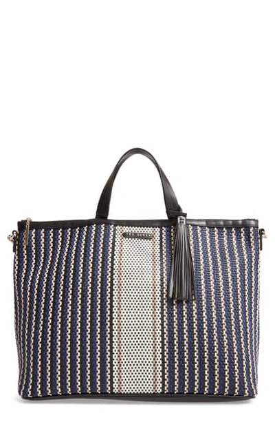 Ted Baker Angelah Large Woven Tote In Blue | ModeSens