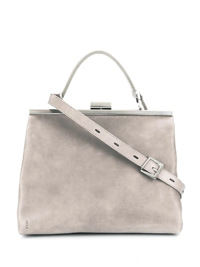 Shop Ally Capellino Frida Tote Bag In Grey
