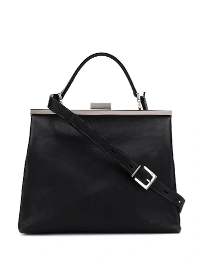 Shop Ally Capellino Frida Frame Tote Bag In Black