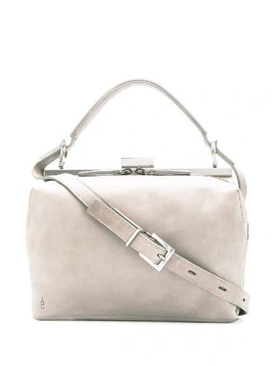 Shop Ally Capellino Nico Shoulder Bag In Grey