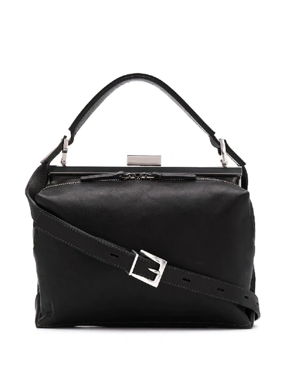 Shop Ally Capellino Nico Shoulder Bag In Black