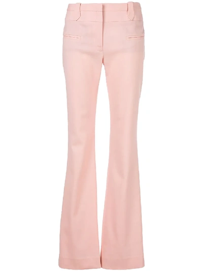 Shop Altuzarra Serge Flared Trousers In Pink