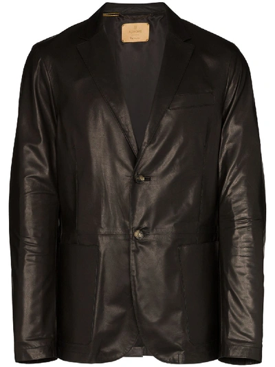 Shop Ajmone Seta Single-breasted Blazer In Black