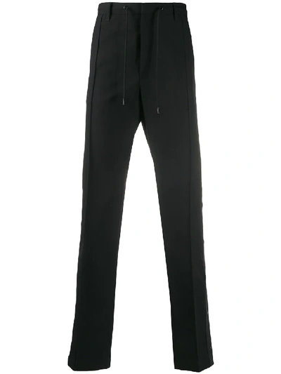 WOOL-BLEND PANTS WITH SNAP SIDES