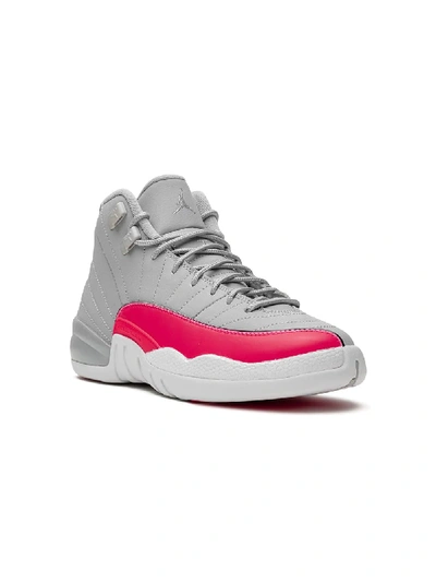 Shop Jordan Air  12 "racer Pink" Sneakers In Grey