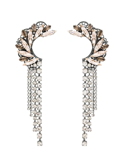 SWAROVSKI CRYSTAL CURVE DROP EARRINGS