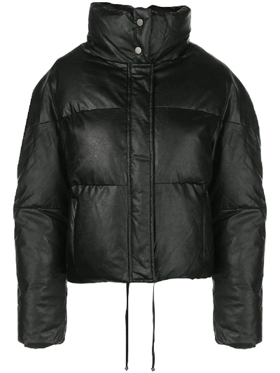 Shop Apparis Camila Quilted Puffer Jacket In Black