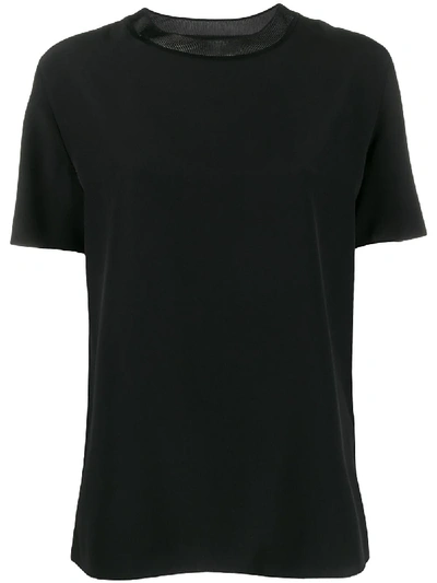 Shop Joseph Rubin Silk Crepe Top In Black