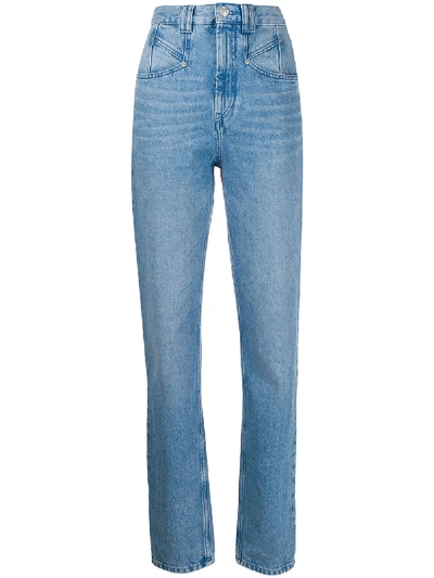 Shop Isabel Marant Dominic Slim Fit Jeans In Blue