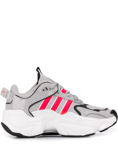 Shop Adidas Originals Magmur Running Sneakers In Grey