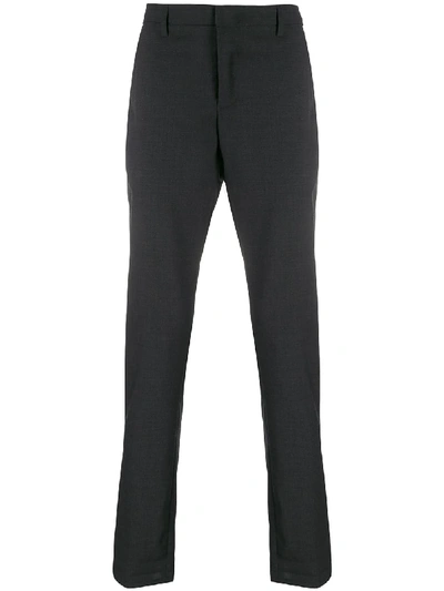 Shop Dondup Gaubert Straight Leg Trousers In Black