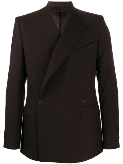 Shop Givenchy Double-breasted Blazer In Black