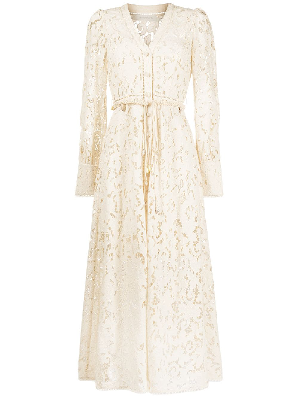 zimmermann white embroidered dress