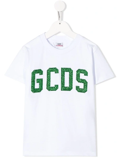 Shop Gcds Athletic T-shirt In White