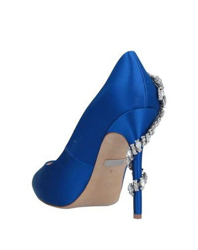 Shop Badgley Mischka Pump In Bright Blue