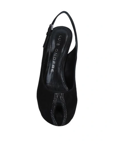 Shop Luis Onofre Sandals In Black