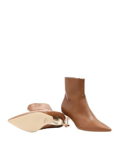 Shop Furla Ankle Boots In Camel