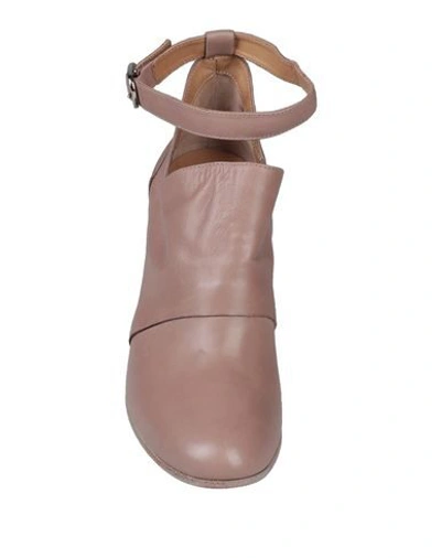 Shop Pomme D'or Ankle Boot In Pale Pink