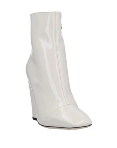 Shop Jimmy Choo Ankle Boots In Ivory