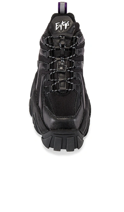 Shop Eytys Halo Leather Sneaker In Black