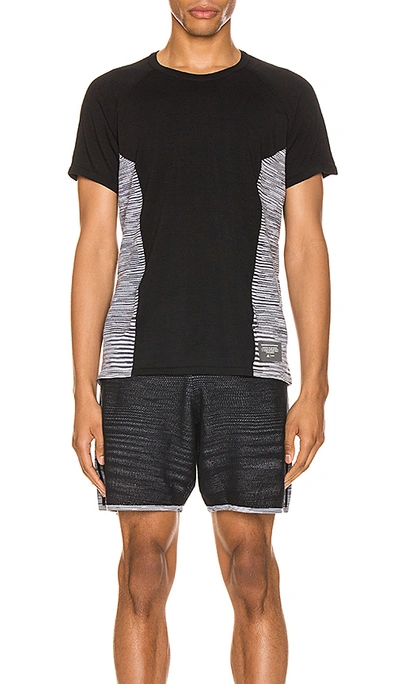 Shop Adidas By Missoni Cru Tee In Black & Dark Grey & White
