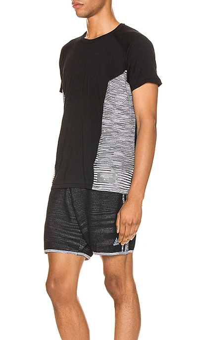 Shop Adidas By Missoni Cru Tee In Black & Dark Grey & White