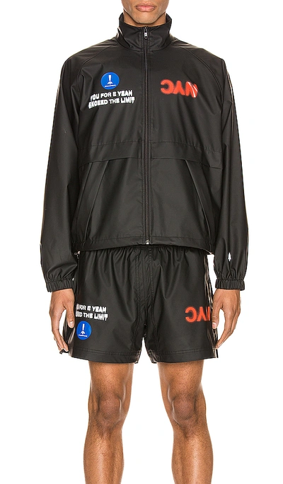 Shop Adidas Originals By Alexander Wang Track Top In Black