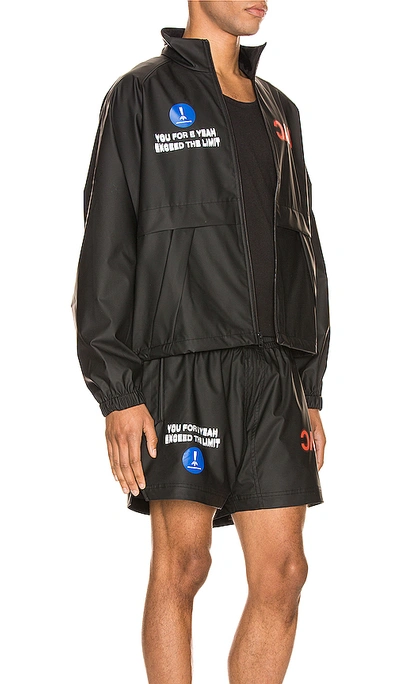 Shop Adidas Originals By Alexander Wang Track Top In Black